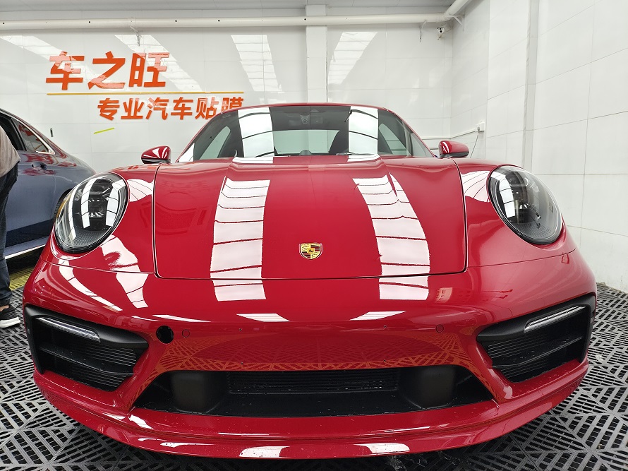 保时捷911全车漆面保护膜隐形车衣案例车之旺3M漆面保护膜(图1)