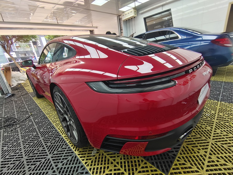 保时捷911全车漆面保护膜隐形车衣案例车之旺3M漆面保护膜(图6)
