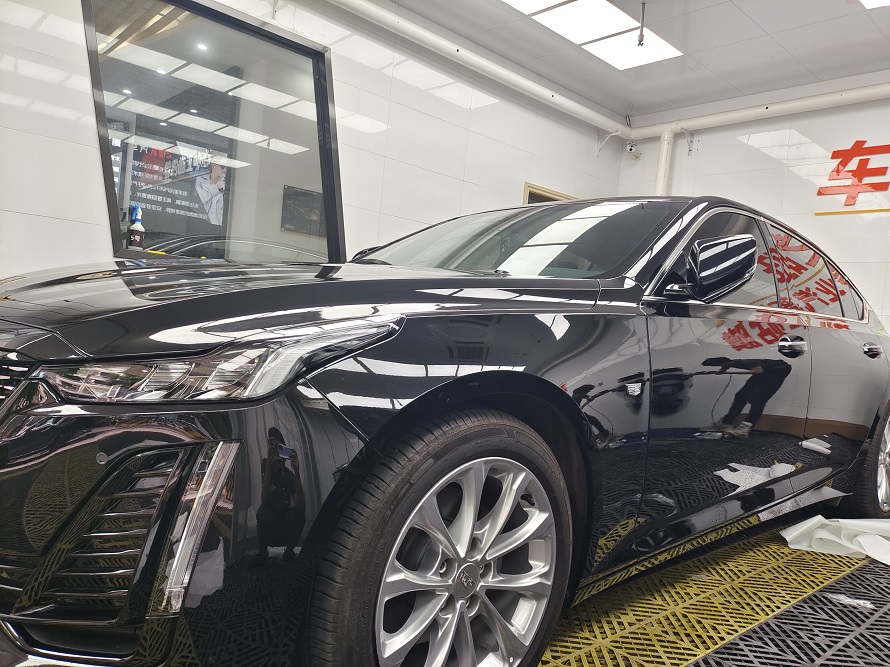 广州客户凯迪拉克CT5版贴3M全车隐形车衣案例(图5)