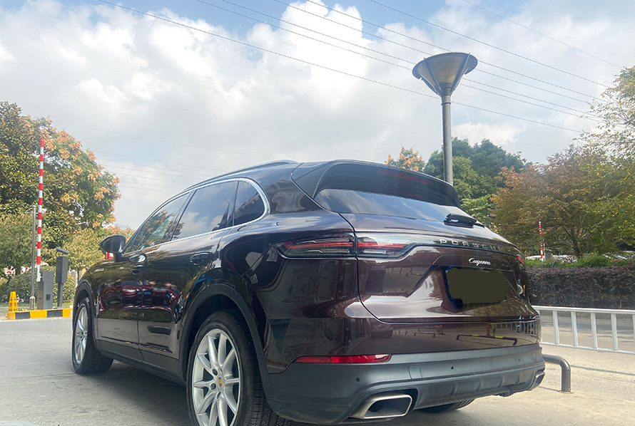 保时捷卡宴3M漆面保护膜隐形车衣案例(图3)