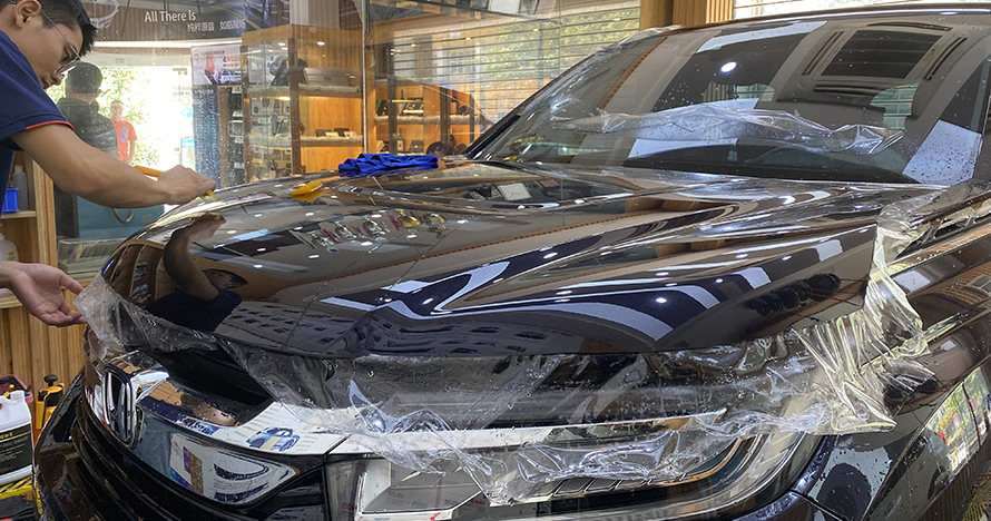 本田冠道3M漆面保护膜隐身车衣案例(图8)