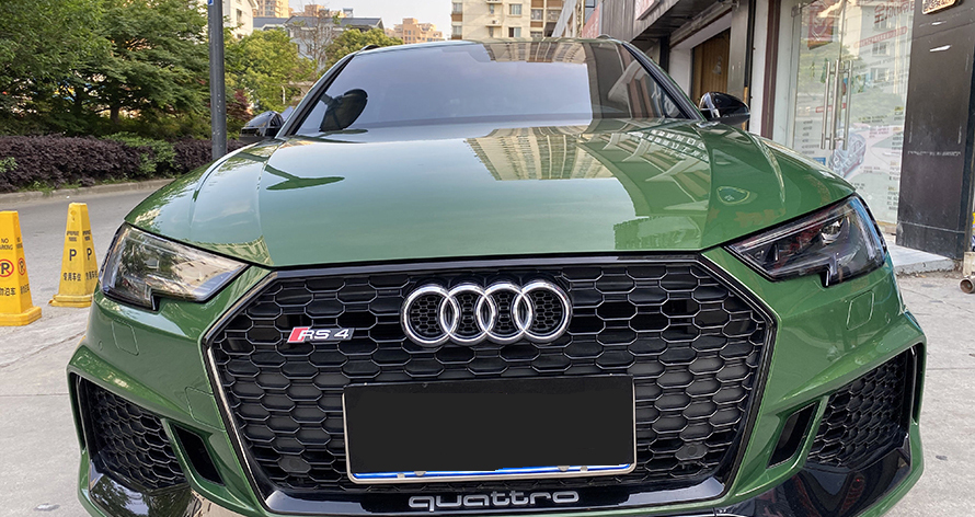 奥迪RS43M漆面保护膜隐形车衣系列案例(图1)