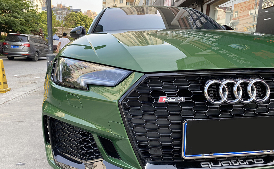 奥迪RS43M漆面保护膜隐形车衣系列案例(图3)