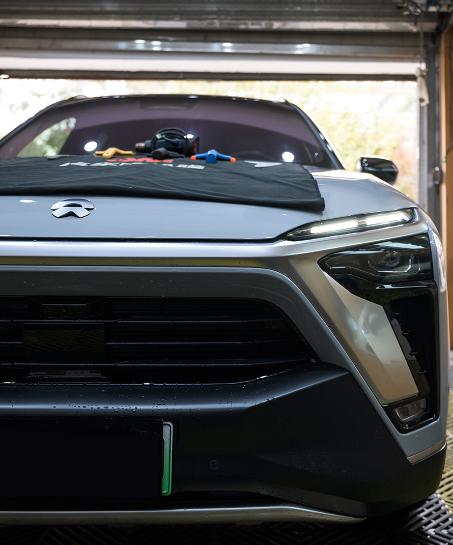 蔚来ES8全车3M睦色系列玻璃隔热膜案例(图6)
