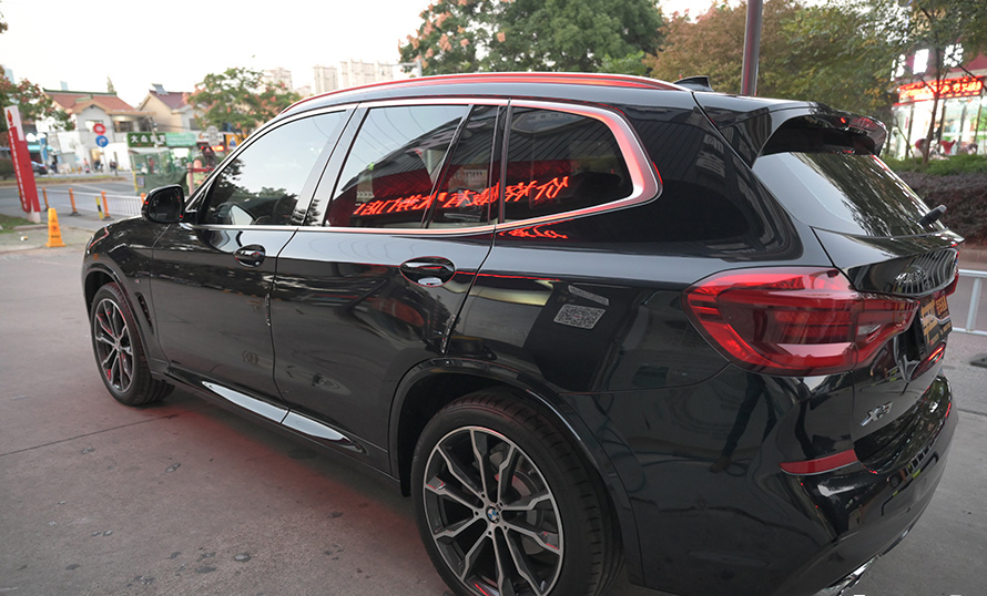 宝马x3 3M玻璃膜案例(图4)