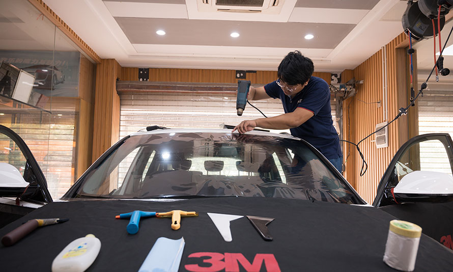 奥迪Q5全车3M玻璃隔热膜案例(图6)